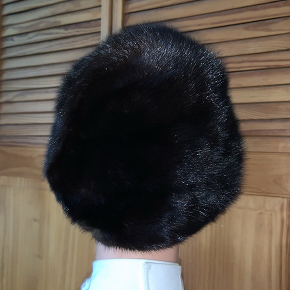 Vincent and Bill, gorgeous mink hat, custom-made in New York one size fits most - Picture 4 of 8
